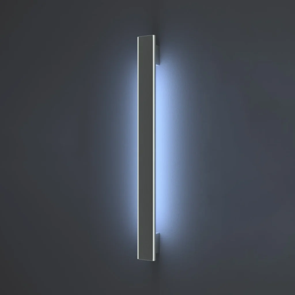 Osvetljeni ročaj za vrata iz aluminija